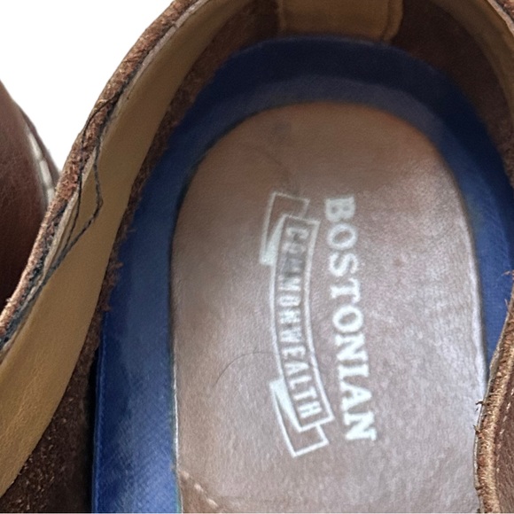 BOSTONIAN Commonwealth Men's Leather Lace Up Oxford Business Shoe-Size 12 - Picture 7 of 10